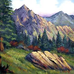 Mountain Study 16”; x 20”; Oil on Canvas
