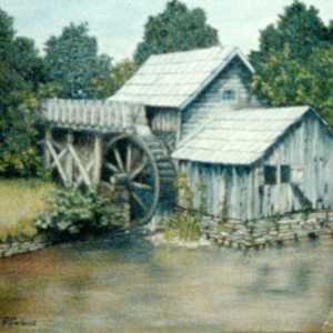 Old Mill 11” x 14” Oil on Canvas